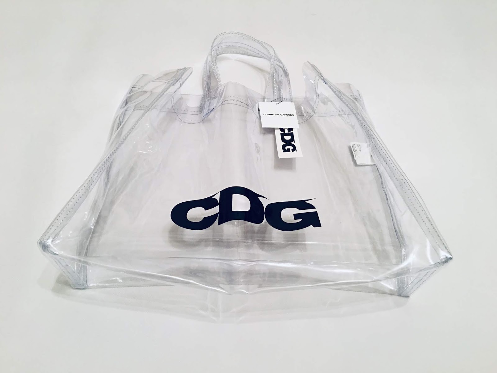 Cdg Transparent Tote 2024 favors